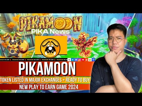 PikaMoon - New NFT P2E Game 2024 | Token Listed in Top Exchanges | Available in Android/iOs