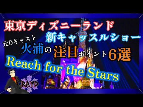 【ディズニー】ネタバレなし！東京ディズニーランドの新キャッスルショー！Reach for the Stars【RAYD】【火浦】