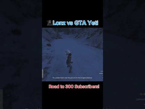 Fighting the gta Yeti #gta #gtaonline #trending #shorts #foryou #gaming #gameplay #fyp #gta5