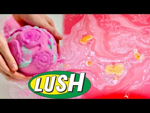 WORLD'S BIGGEST BATH BOMB!! Lush GIANT Rose Bombshell!