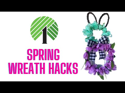 GRAB Wreath Forms from the DOLLAR TREE for These Adorable SPRING DIYS!