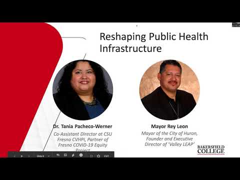 Reshaping Public Health Presented at BC's HEAL Webinar on COVID-19 and the Central Valley