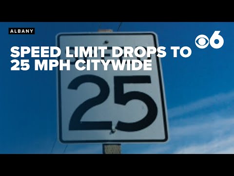 Albany lowers speed limit to 25 mph to enhance safety