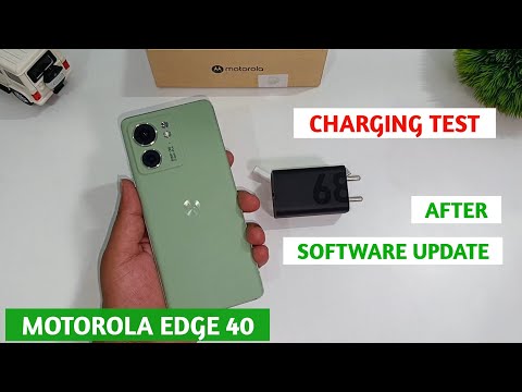 Motorola Edge 40 Charging Test After Software Update | Motorola Edge 40