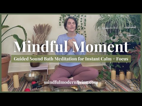 Mindful Moment #20 | Sound Bath Meditation | Summer Love