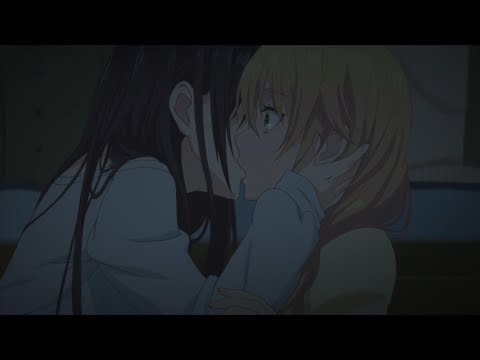 Anime girl kiss girl #11 | Lesbian kiss