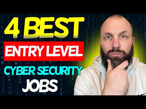 Top 4 Entry Level Cyber Security Jobs (2024)!