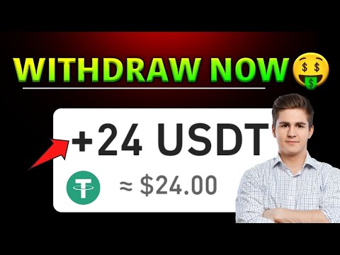 Withdraw $24 into your Wallet • Usdt earning site 2024 - Make money online || Your Crypto INVESTOR