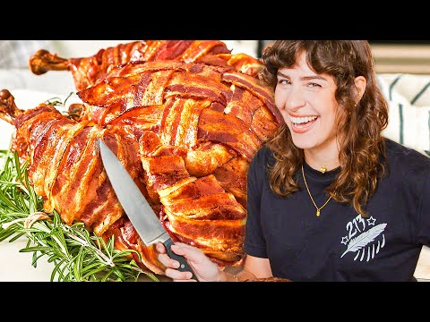 Camerawoman Attempts To Make Thanksgiving Turkey | Delish