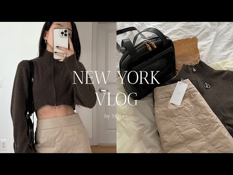 New York Vlog 🗽 Visiting Genesis House |  Making Chocolate Lava Cake | Winter Outfits [Eng sub]