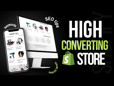 Shopify SEO Optimization | Create A High Converting Store 2024