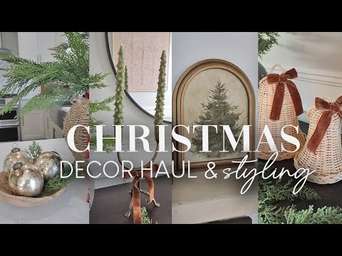 CHRISTMAS DECOR HAUL STAPLES || CHRISTMAS DECORATING IDEAS || TIMELESS CHRISTMAS DECOR