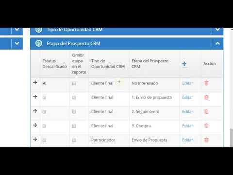 30. Configuración - Etapa del prospecto