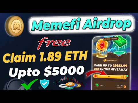 Memefi claim free $5000 ETH | memefi Airdrop claim | Memefi Airdrop withdrawal #memefiairdrop