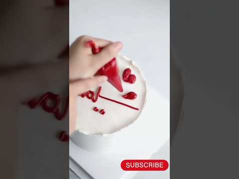 98-Share love love minimalist cake making. CAKE & DESSERT #desset #cake #food