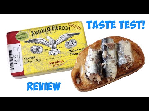 Angelo Parodi Sardines Review 🐟 Sardines Taste Test 🐟 How To Eat Sardines