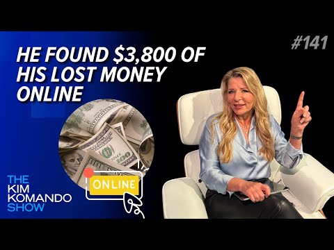 He found $3,800 of his lost money online