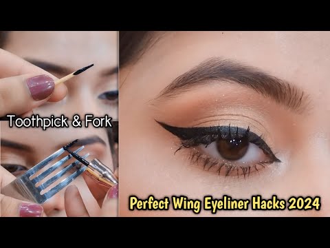 Perfect Wing EyeLiner Hacks | Try this technique to Apply PERFECT Eyeliner! You’ll LOVE it!!