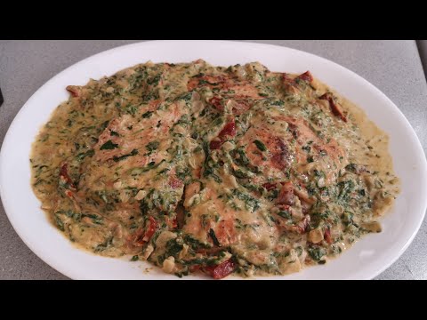 CREAMY SUN-DRIED TOMATO SALMON | EASY RECIPE | HEALTHY AND DELICIOUS