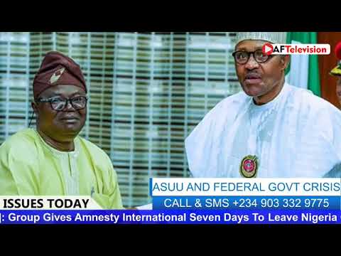 AF Television: The Main Issues Between ASUU and Federal Govt |WATCH VIDEO