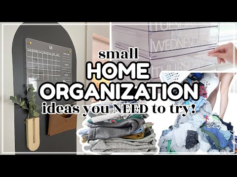 2023 Small Home Organization Ideas / Organization Motivation & Hacks for a Small Space / DIY