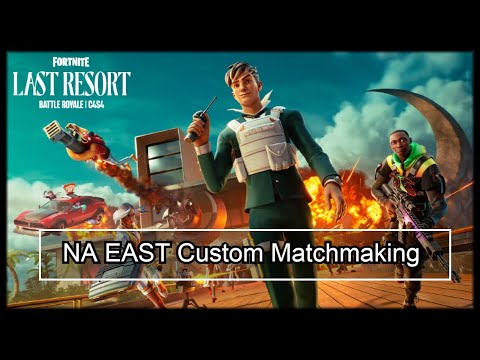 🔴 (NA East) Custom Matchmaking Scrims | Solo, Duos, Squads | Fortnite Battle Royale Live