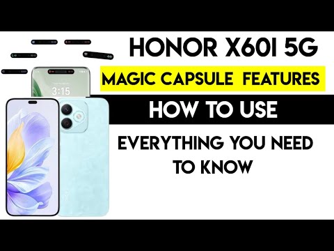 Honor x60i Magic Capsule How to use Everything You Need to Know #Honorx60i