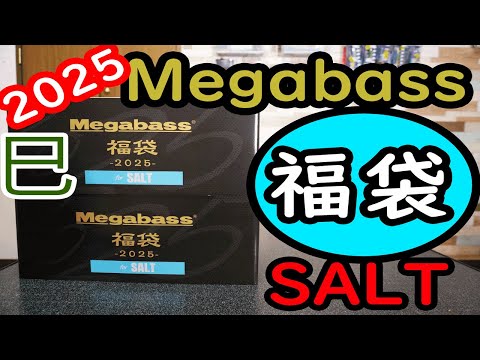 2025年メガバス福袋（ＳＡＬＴ）の開封！　２箱買ったよ。