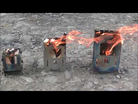 ブッシュボックス　チタン３兄弟　BUSHBOX LF TITANIUM /BUSHBOX XL TITANIUM/ OUTDOOR POCKET  STOVE