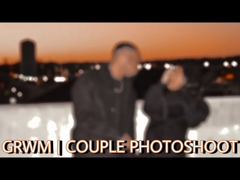 Our First COUPLE PHOOTSHOOT | GRWM + PICTURES #photoshoot