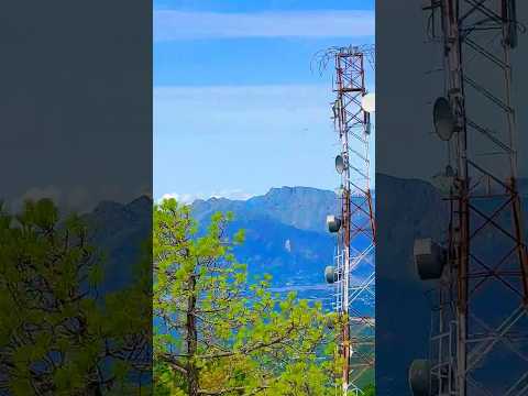 Network 📡 Zone .. ⛰️ #tower #india #mountains #travel #nature #jaimatadi #jammu #sky