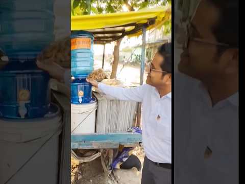 Promoting Hygiene & Health: Providing Water Dispensers to Street Vendors 🚰💧 #shorts #youtubeshorts