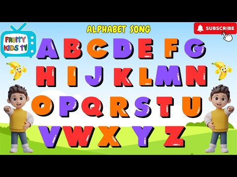 ABC Song with Fruit Buddy 🍌 |  Learn the Letters | Alphabet | ABC Nursery Rhymes | Banana fruit #abc