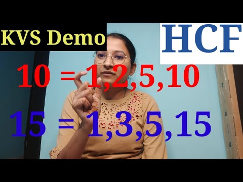 [2] KVS interview Demo 2023 | Maths 5th class | HCF Demo | How to teach Highest common factor✌