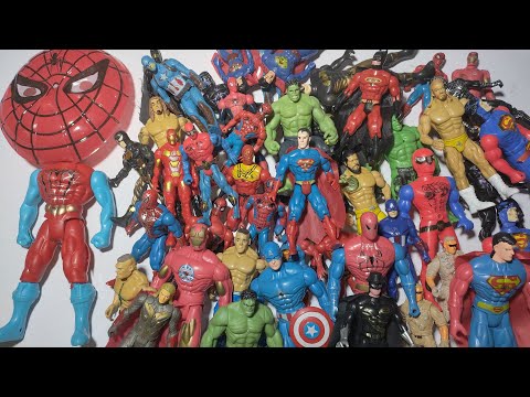 Ultimate avengers toys collection, video game, Spiderman, Unboxing Toy, action figure, ASMR