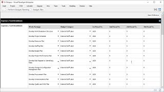 Budget Plan Template - Project Management