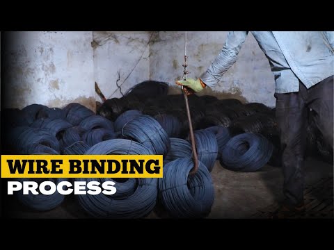 How Binding Wire Manufacturing Processing | Interesting Process of Wire Binding Process