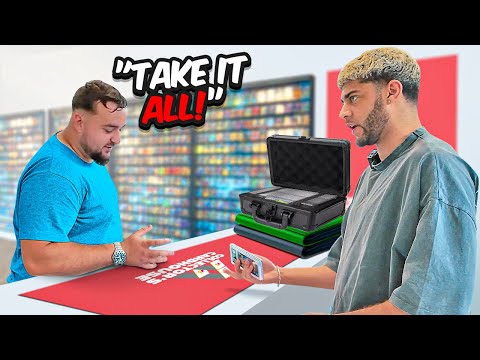 He Wanted To Trade In His WHOLE Pokemon Collection! *Shop POV Edition*