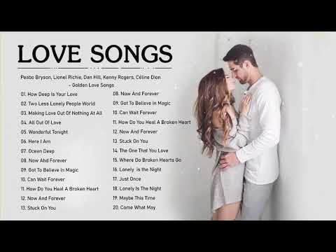 Most Old Beautiful Love Songs Of 70's 80's 90's - Bee Gees, Peabo Bryson, Lionel Richie, Dan Hill