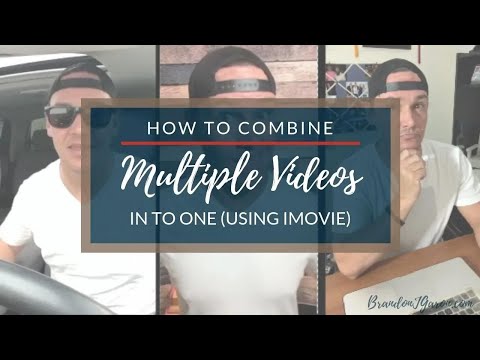 HOW TO COMBINE MULTIPLE VIDEOS INTO ONE | USING IMOVIE