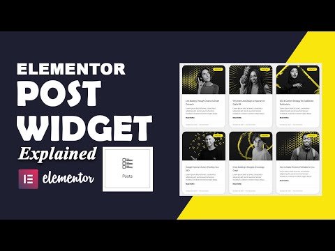 How to use the Post Widget to Display Posts in Your Website | Elementor Pro Tutorials