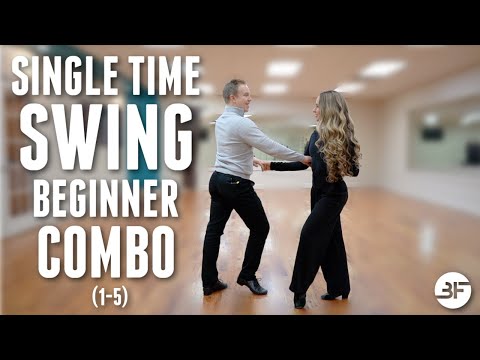 Single Time Swing Moves | Swing/Jitterbug Combo (1-5)