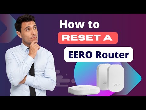 how to reset a eero router