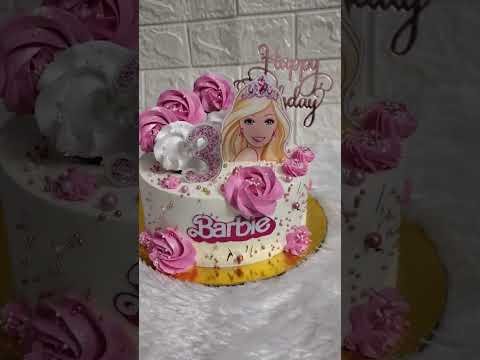 #barbiegirl #barbiedoll #butterscotchcake #birtdaycake #princesscake #newdesign