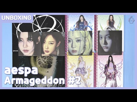 aespa 'Armageddon' Poster, Superbeing & Authentic Versions #Unboxing (28/05/2024)