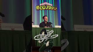 My hero academia dub cast panel introduce themselves at Anime Pasadena #mha #myheroacademia