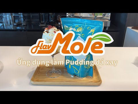 Bột pudding trứng hiệu More - Ứng dụng làm Pudding đá xay