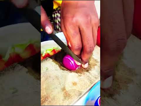 Onion Cutting Skills #shorts #viral #trending