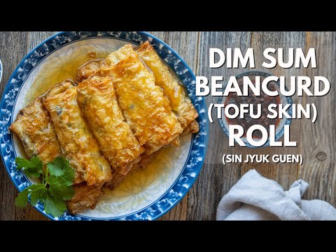 Bring this Dim Sum Beancurd (Tofu skin) Roll to your own kitchen (Vegan)