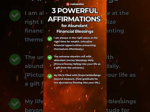 3 Affirmations for Abundant Financial Blessings